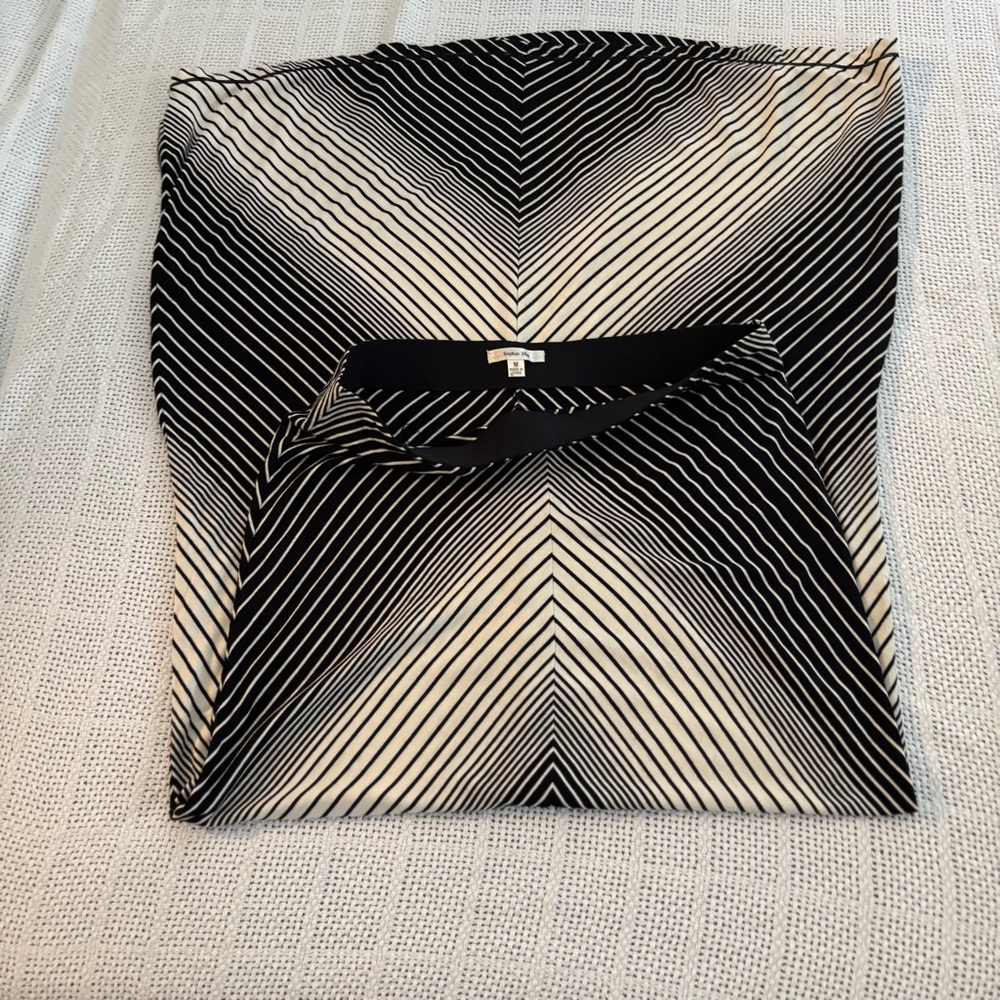 Sophie Max Black and White A-line Maxi Skirt - Picture 4 of 4